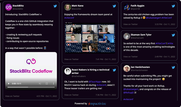Events (Pre & Post Highlights)